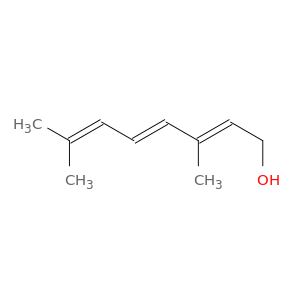 2,4,6-Octatrien-1-ol, 3,7-dimethyl-, (E,E)-