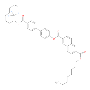 2,6-Naphthalenedicarboxylic acid, octyl4'-[[[1-(trifluoromethyl)heptyl]oxy]carbonyl][1,1'-biphenyl]-4-yl ester