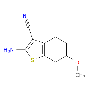 2-amino-6-methoxy-4,5,6,7-tetrahydro-1-benzothiophene-3-carbonitrile