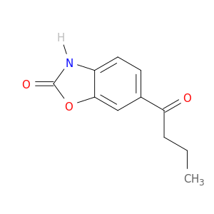 2(3H)-Benzoxazolone, 6-(1-oxobutyl)-