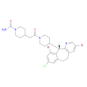 4-[2-[4-[(11s)-3,10-二溴-8-氯-6,11-二氢-5H-苯并[5,6]Cyclohepta[1,2-B]吡啶-11-基]-1-哌啶基]-2-氧代乙基]-1-哌啶羧酰胺