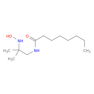 Octanamide, N-[2-(hydroxyamino)-2-methylpropyl]-