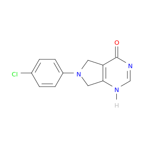 4H-Pyrrolo[3,4-d]pyrimidin-4-one,6-(4-chlorophenyl)-3,5,6,7-tetrahydro-