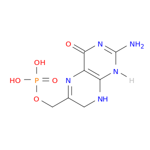 4(1H)-Pteridinone, 2-amino-7,8-dihydro-6-[(phosphonooxy)methyl]-