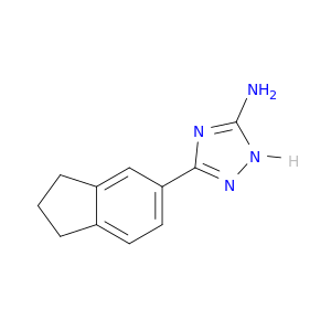 3-(2,3-Dihydro-1H-inden-5-yl)-1H-1,2,4-triazol-5-amine