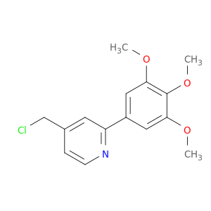 Pyridine, 4-(chloromethyl)-2-(3,4,5-trimethoxyphenyl)-