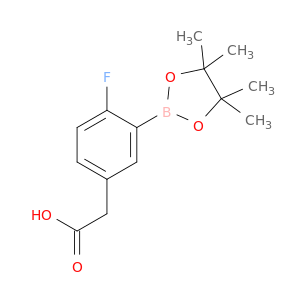 2-(4-氟-3-(4,4,5,5-四甲基-1,3,2-二氧硼戊烷-2-基)苯基)乙酸