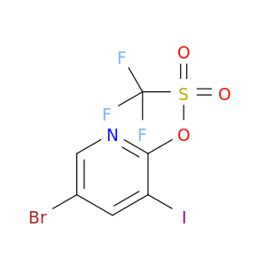 5-溴-3-碘吡啶-2-基三氟甲磺酸盐