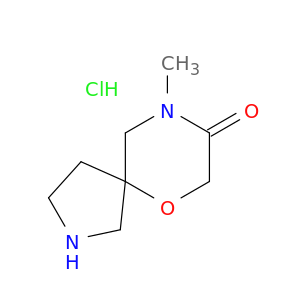 9-Methyl-6-oxa-2,9-diazaspiro[4.5]decan-8-one hydrochloride