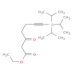 6-Heptynoic acid, 3-oxo-7-[tris(1-methylethyl)silyl]-, ethyl ester