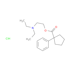 环戊烷羧酸,1-苯基-,2-(二乙基氨基)乙酯,盐酸盐(1：1)