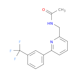 Acetamide, N-[[6-[3-(trifluoromethyl)phenyl]-2-pyridinyl]methyl]-