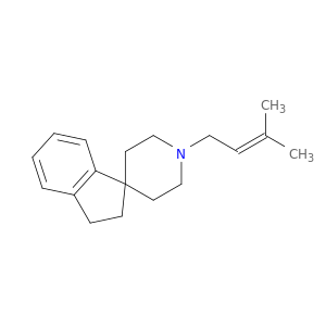 Spiro[1H-indene-1,4'-piperidine],2,3-dihydro-1'-(3-methyl-2-buten-1-yl)-