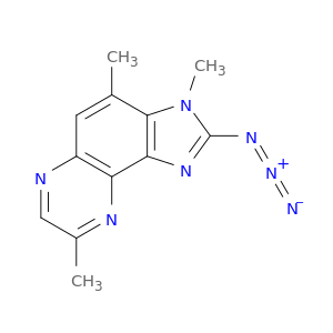 2-AZIDO-3,4,8-TRIMETHYL-3H-IMIDAZO[4,5-F]QUINOXALINE