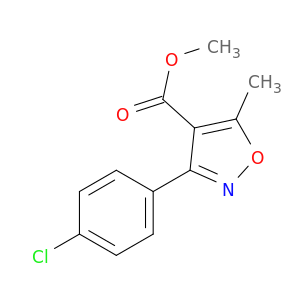 3-(4-氯苯基)-5-甲基-4-异噁唑羧酸甲酯