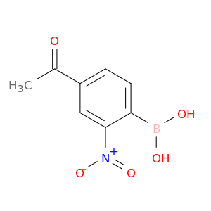 4-乙酰基-2-硝基苯硼酸
