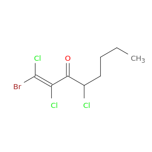 1-Octen-3-one, 1-bromo-1,2,4-trichloro-, (Z)-