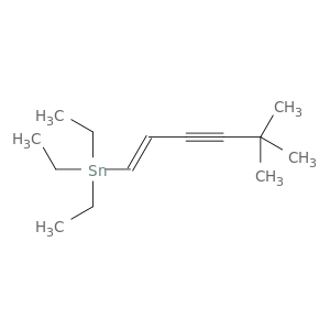 Stannane, [(1E)-5,5-dimethyl-1-hexen-3-ynyl]triethyl-
