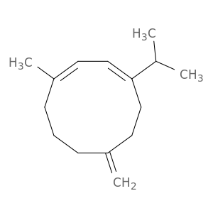 1,3-Cyclodecadiene, 1-methyl-7-methylene-4-(1-methylethyl)-, (1E,3E)-