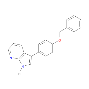 1H-Pyrrolo[2,3-b]pyridine, 3-[4-(phenylmethoxy)phenyl]-