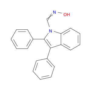 1H-Indole-1-carboxaldehyde, 2,3-diphenyl-, oxime