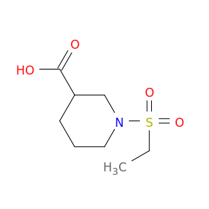 1-(乙基磺酰基)哌啶-3-羧酸