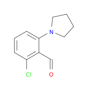 2-氯-6-(1-吡咯烷基)苯甲醛