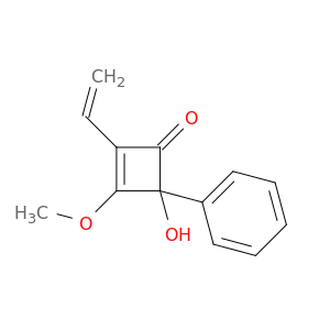 2-Cyclobuten-1-one, 2-ethenyl-4-hydroxy-3-methoxy-4-phenyl-