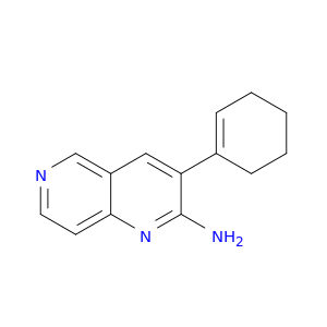 1,6-Naphthyridin-2-amine,3-(1-cyclohexen-1-yl)-