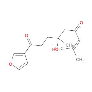 7-Nonene-1,6-dione, 1-(3-furanyl)-4-hydroxy-4,8-dimethyl-