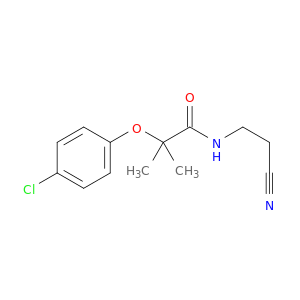 Propanamide, 2-(4-chlorophenoxy)-N-(2-cyanoethyl)-2-methyl-