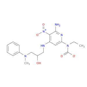 ethyl[6-amino-4-({2-hydroxy-3-[methyl(phenyl)amino]propyl}amino)-5-nitropyridin-2-yl]carbamate