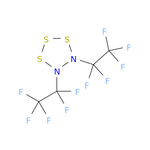 1,2,3,4,5-Trithiadiazolidine, 4,5-bis(pentafluoroethyl)-