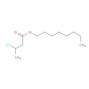 Butanoic acid, 3-chloro-, octyl ester