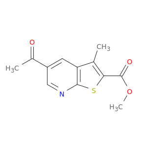 5-乙酰基-3-甲基硫噻吩[2,3-B]吡啶-2-羧酸甲酯