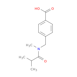 4-[(N,2-Dimethylpropanamido)methyl]benzoic Acid