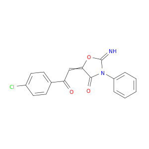 4-Oxazolidinone,5-[2-(4-chlorophenyl)-2-oxoethylidene]-2-imino-3-phenyl-