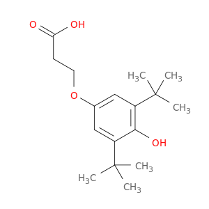 Propanoic acid, 3-[3,5-bis(1,1-dimethylethyl)-4-hydroxyphenoxy]-