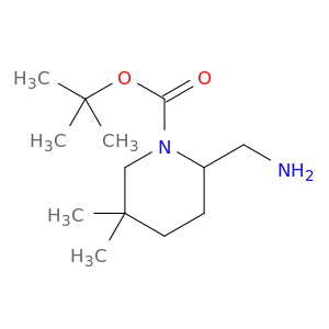 tert-Butyl 2-(Aminomethyl)-5,5-dimethylpiperidine-1-carboxylate