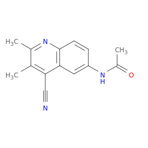 Acetamide,N-(4-cyano-2,3-dimethyl-6-quinolinyl)-