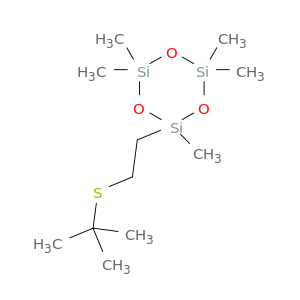 Cyclotrisiloxane, [2-[(1,1-dimethylethyl)thio]ethyl]pentamethyl-