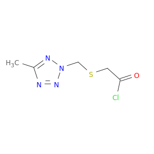 Acetyl chloride, [[(5-methyl-2H-tetrazol-2-yl)methyl]thio]-