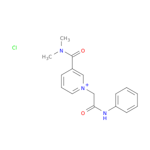 3-DIMETHYLCARBAMOYL-1-(PHENYLCARBAMOYLMETHYL)PYRIDINIUM CHLORIDE