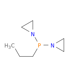 Aziridine,1,1'-(propylphosphinylidene)bis- (9CI)