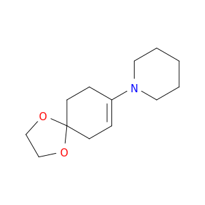 Piperidine, 1-(1,4-dioxaspiro[4.5]dec-7-en-8-yl)-
