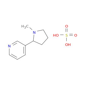 吡啶,3-[(2S)-1-甲基-2-吡咯烷基]-,硫酸盐(1:?)