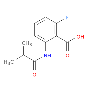 2-Fluoro-6-(2-methylpropanamido)benzoic Acid
