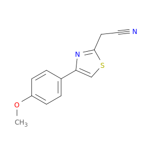2-(4-(4-Methoxyphenyl)thiazol-2-yl)acetonitrile