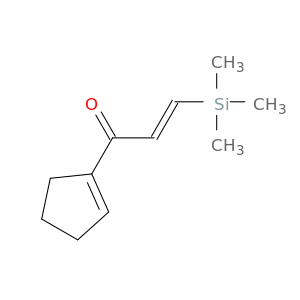 2-Propen-1-one, 1-(1-cyclopenten-1-yl)-3-(trimethylsilyl)-, (E)-