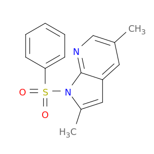 2,5-Dimethyl-1-(phenylsulfonyl)-1H-pyrrolo[2,3-b]pyridine